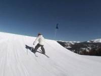 Полет на горных лыжах